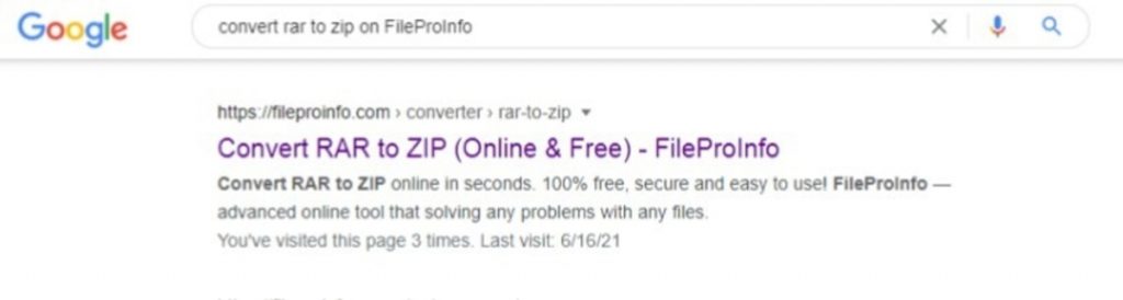 RAR to ZIP Converter by FileProInfo.com